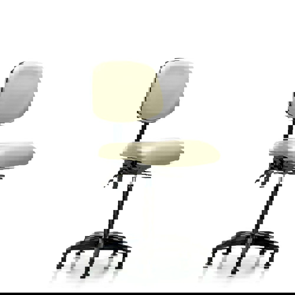 Task Chair: Vinyl, Adobe White