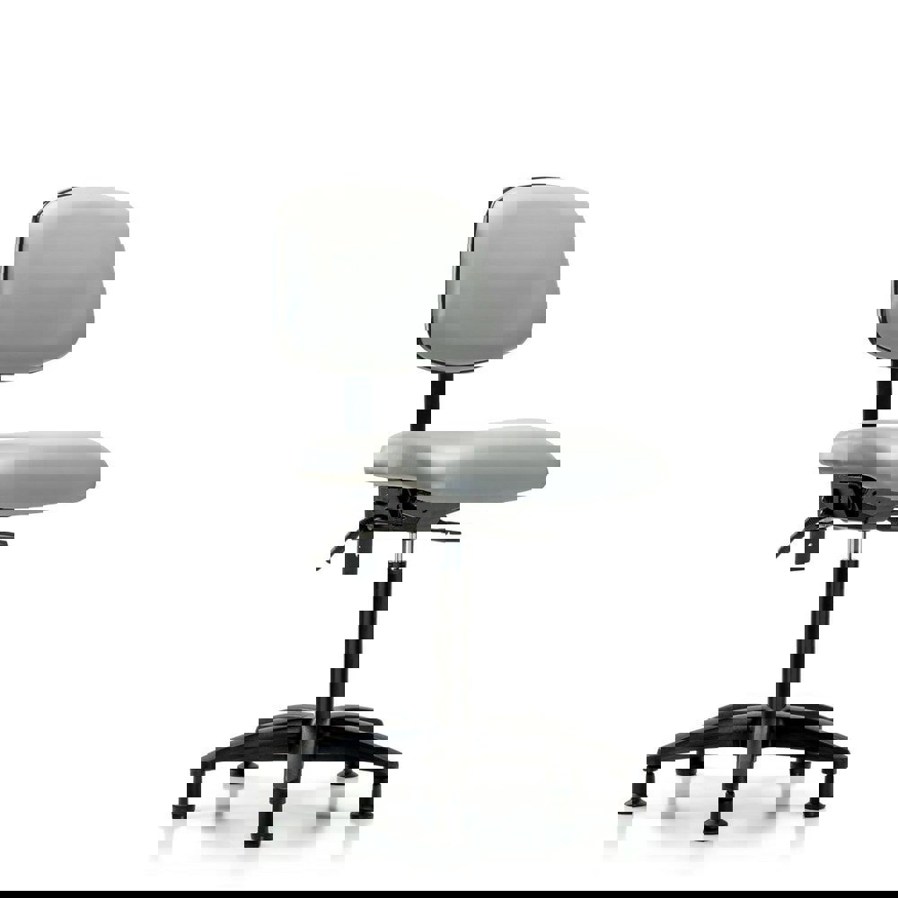 Task Chair: Vinyl, Dove