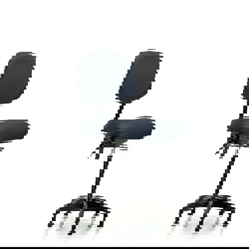 Task Chair: Vinyl, Imperial Blue