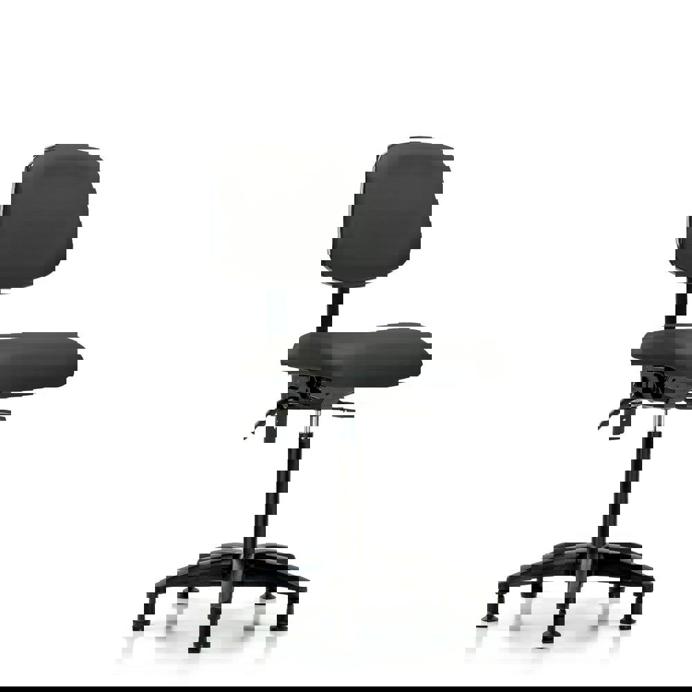 Task Chair: Vinyl, Charcoal