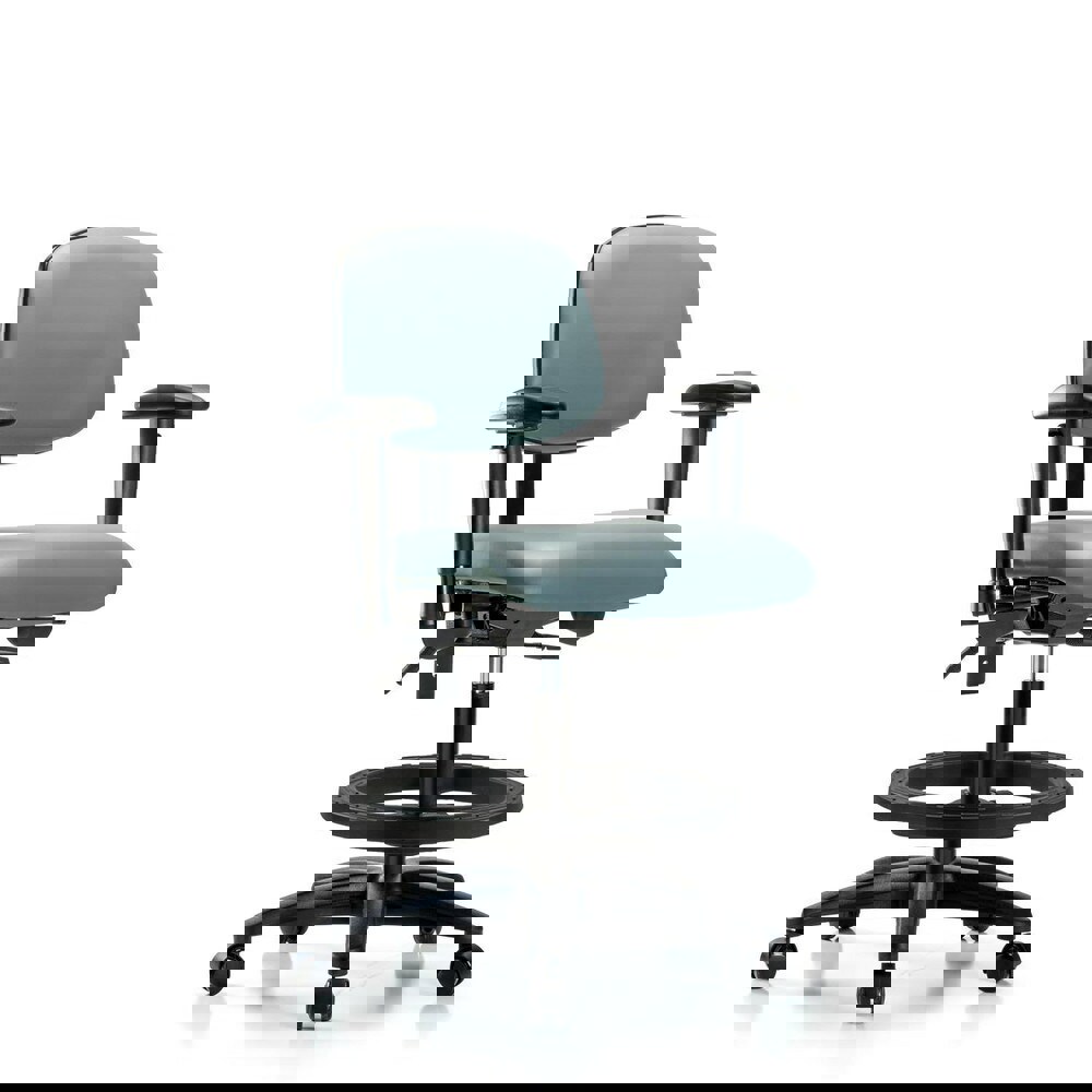 Task Chair: Vinyl, Storm