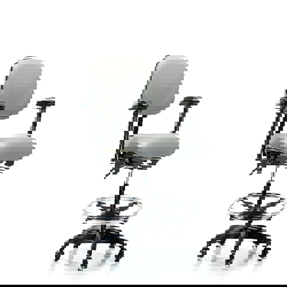 Task Chair: Vinyl, Dove