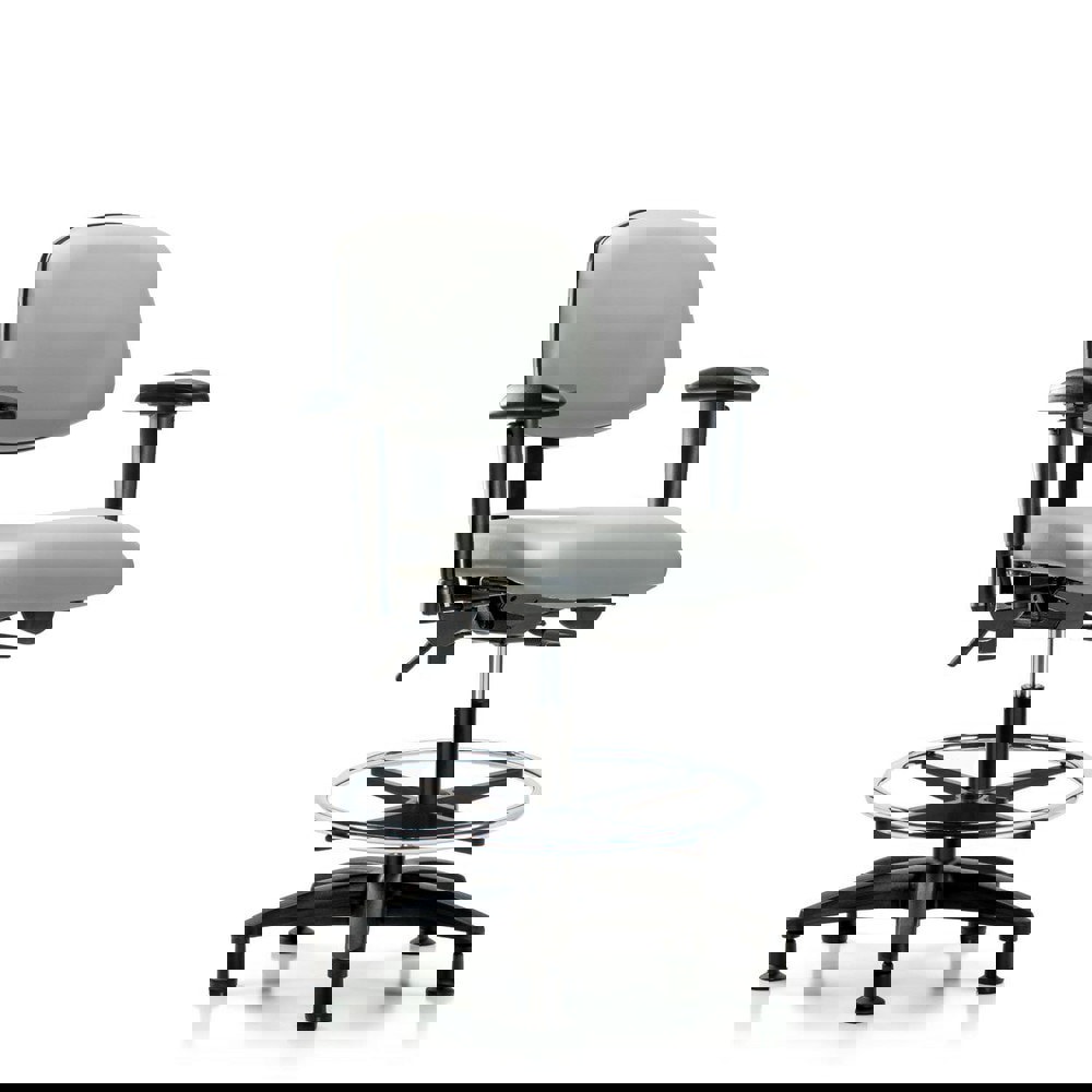 Task Chair: Vinyl, Dove