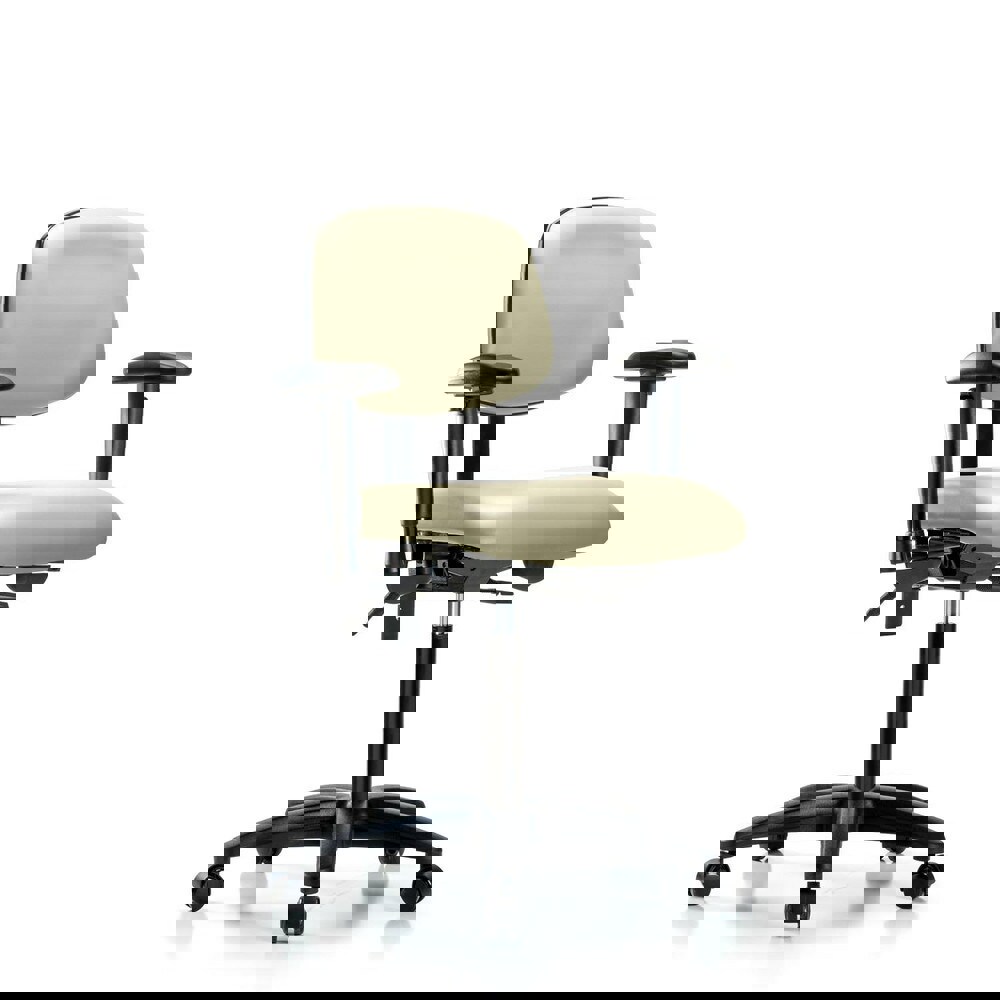 Task Chair: Vinyl, Adobe White