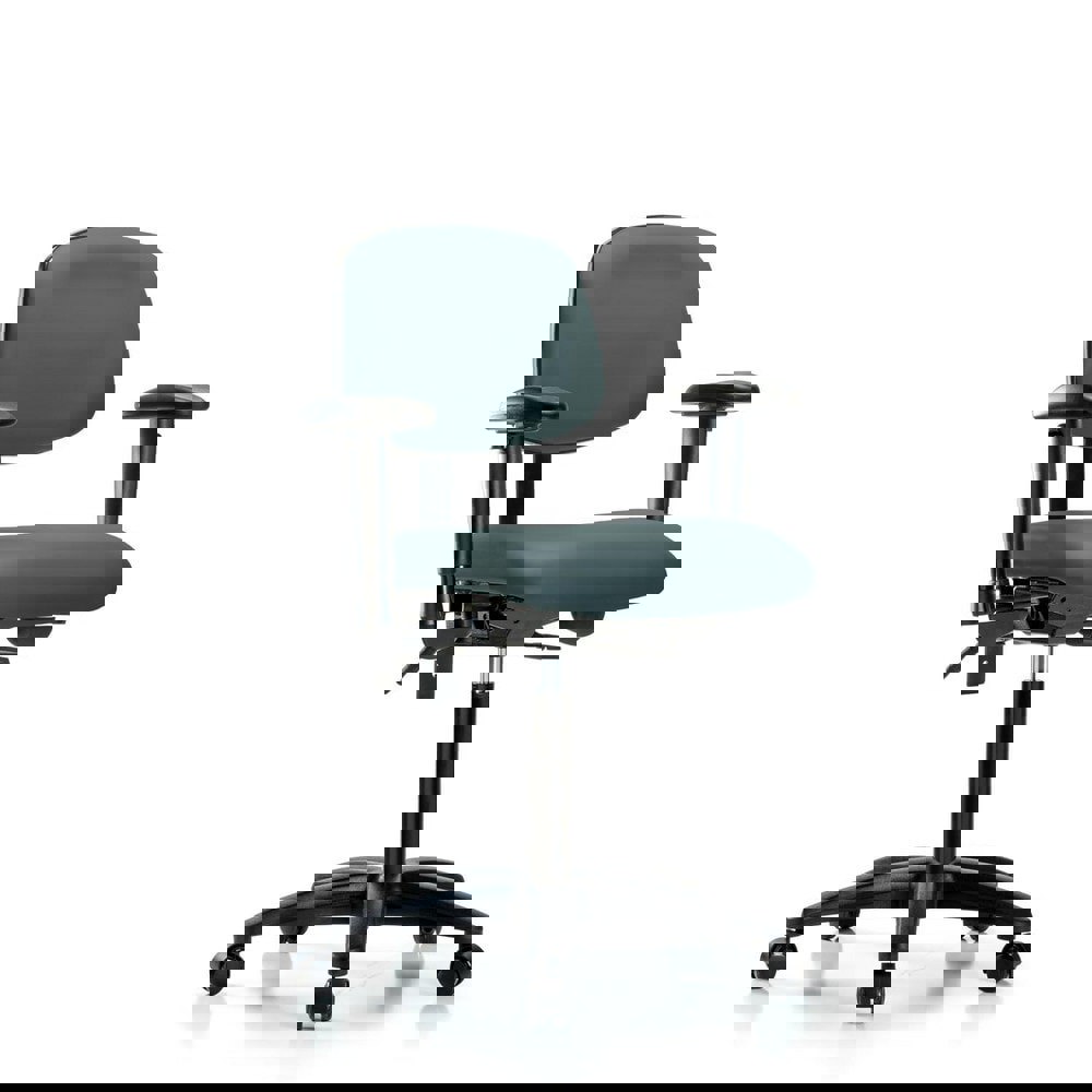 Task Chair: Vinyl, Colonial Blue