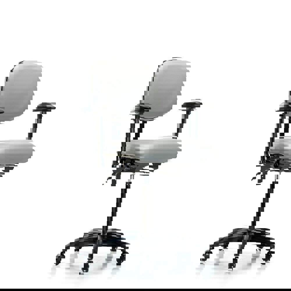 Task Chair: Vinyl, Dove