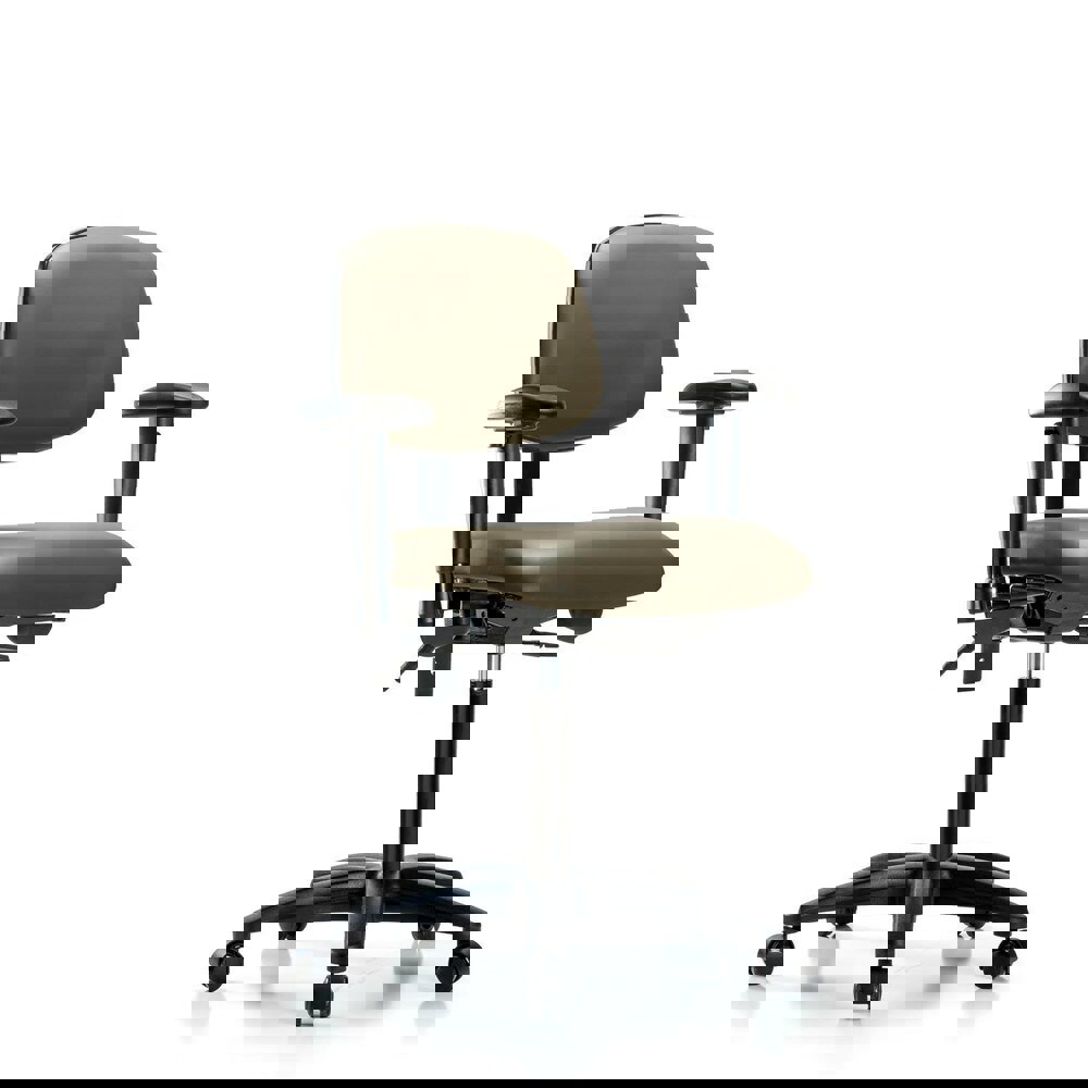 Task Chair: Vinyl, Taupe