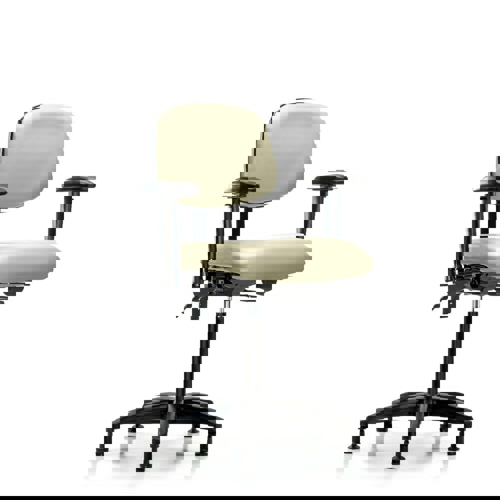 Task Chair: Vinyl, Adobe White