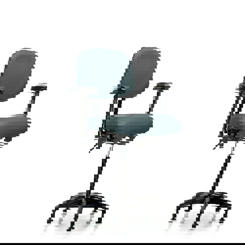 Task Chair: Vinyl, Colonial Blue