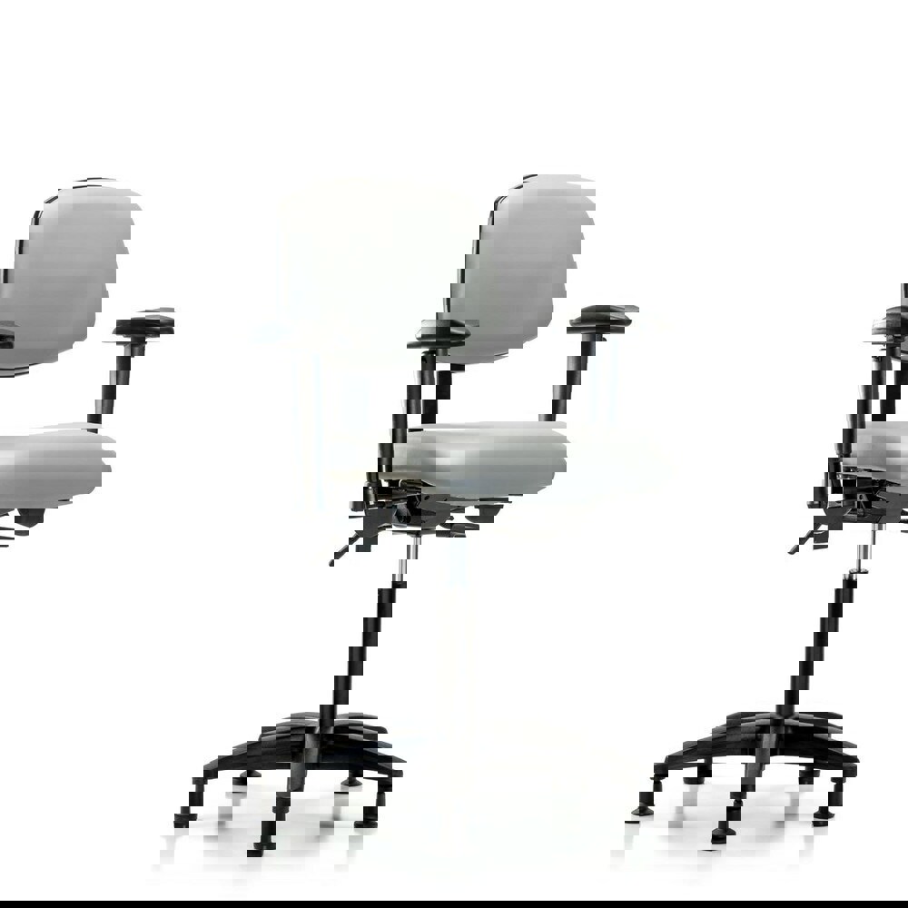 Task Chair: Vinyl, Dove