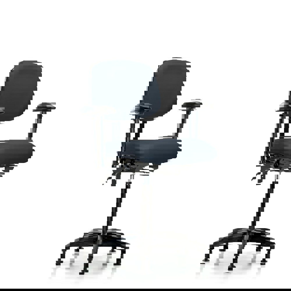 Task Chair: Vinyl, Imperial Blue