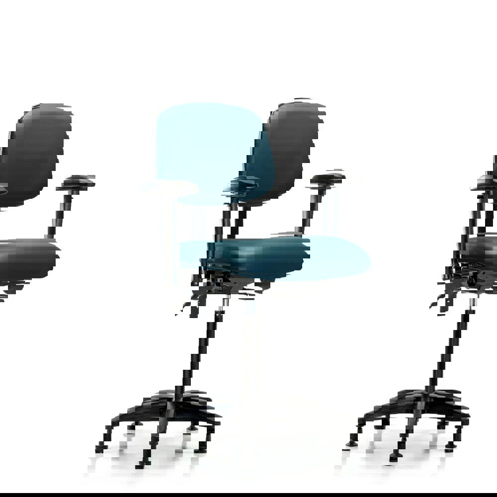 Task Chair: Vinyl, Marine Blue