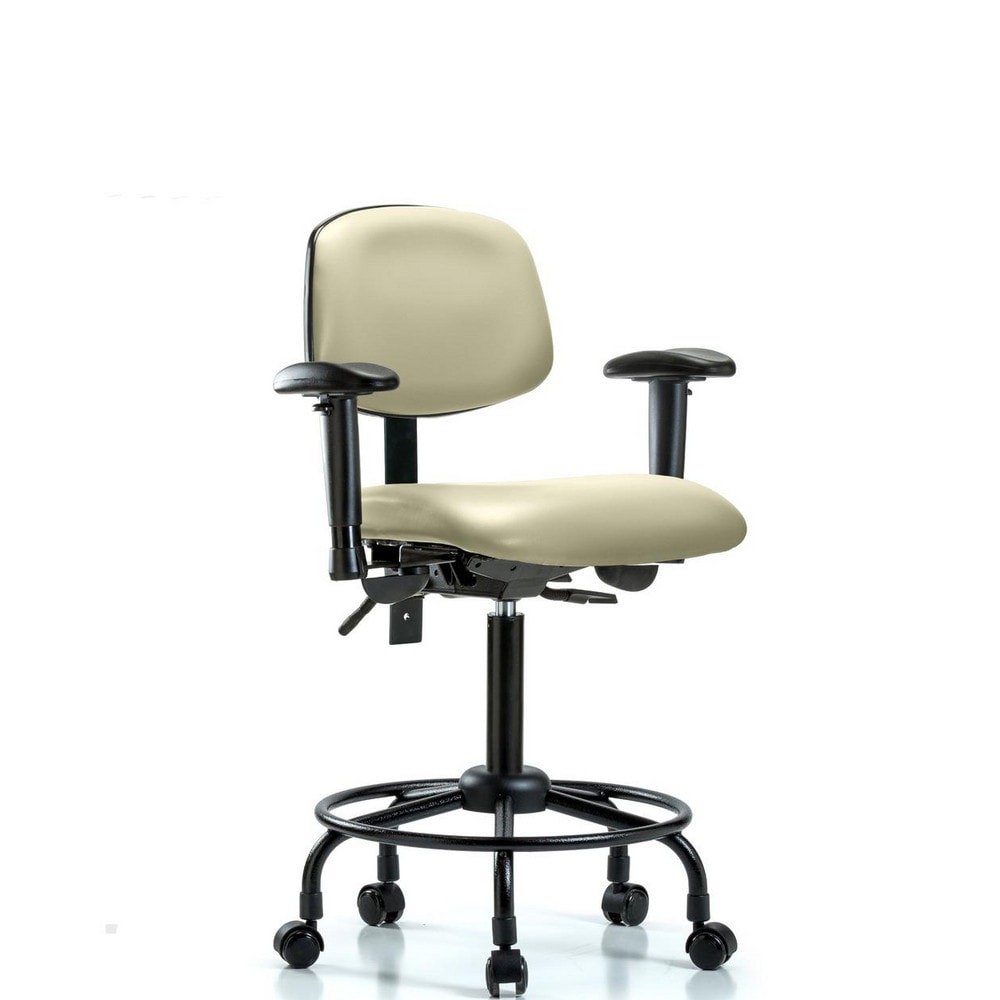 Task Chair: Vinyl, Adobe White