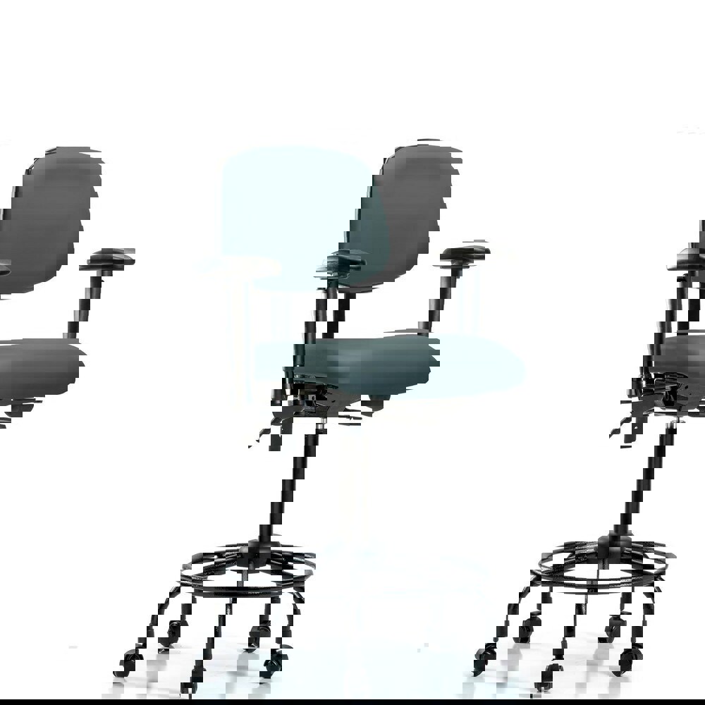 Task Chair: Vinyl, Colonial Blue