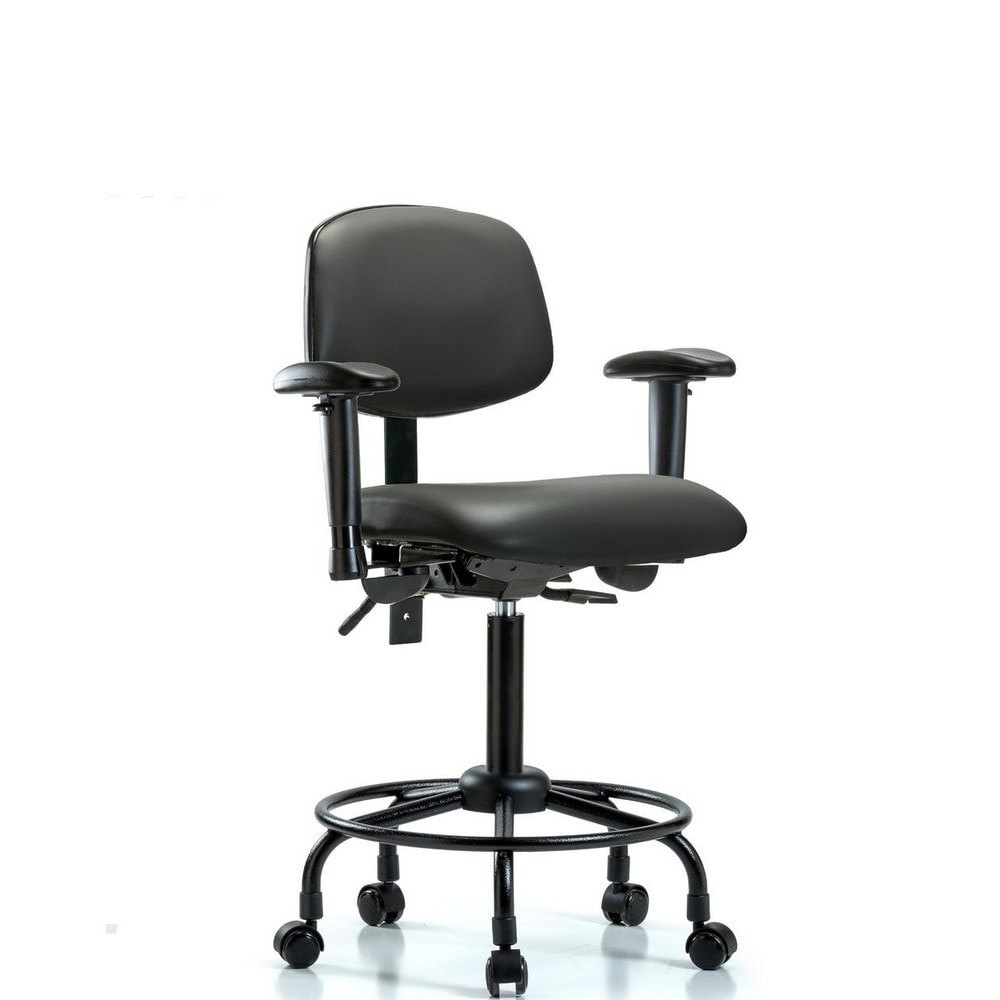 Task Chair: Vinyl, Carbon