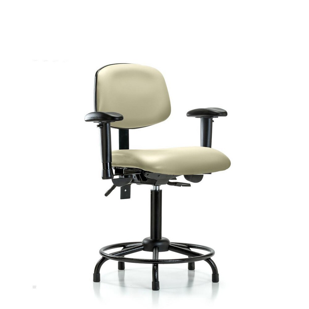 Task Chair: Vinyl, Adobe White