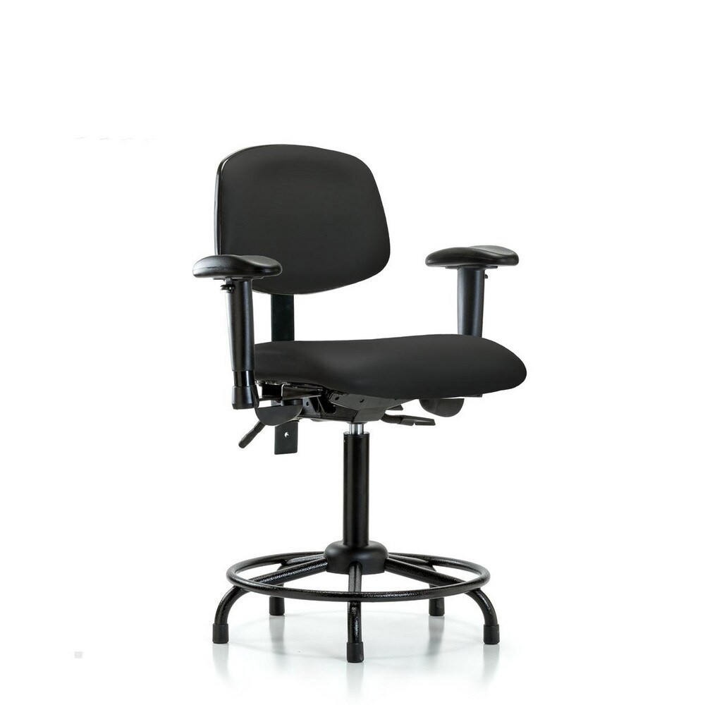 Task Chair: Vinyl, Black