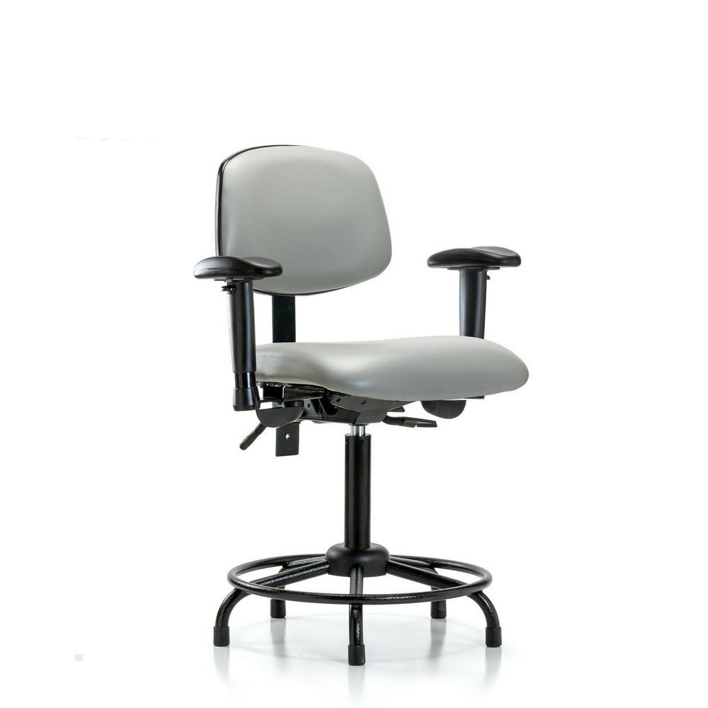 Task Chair: Vinyl, Dove
