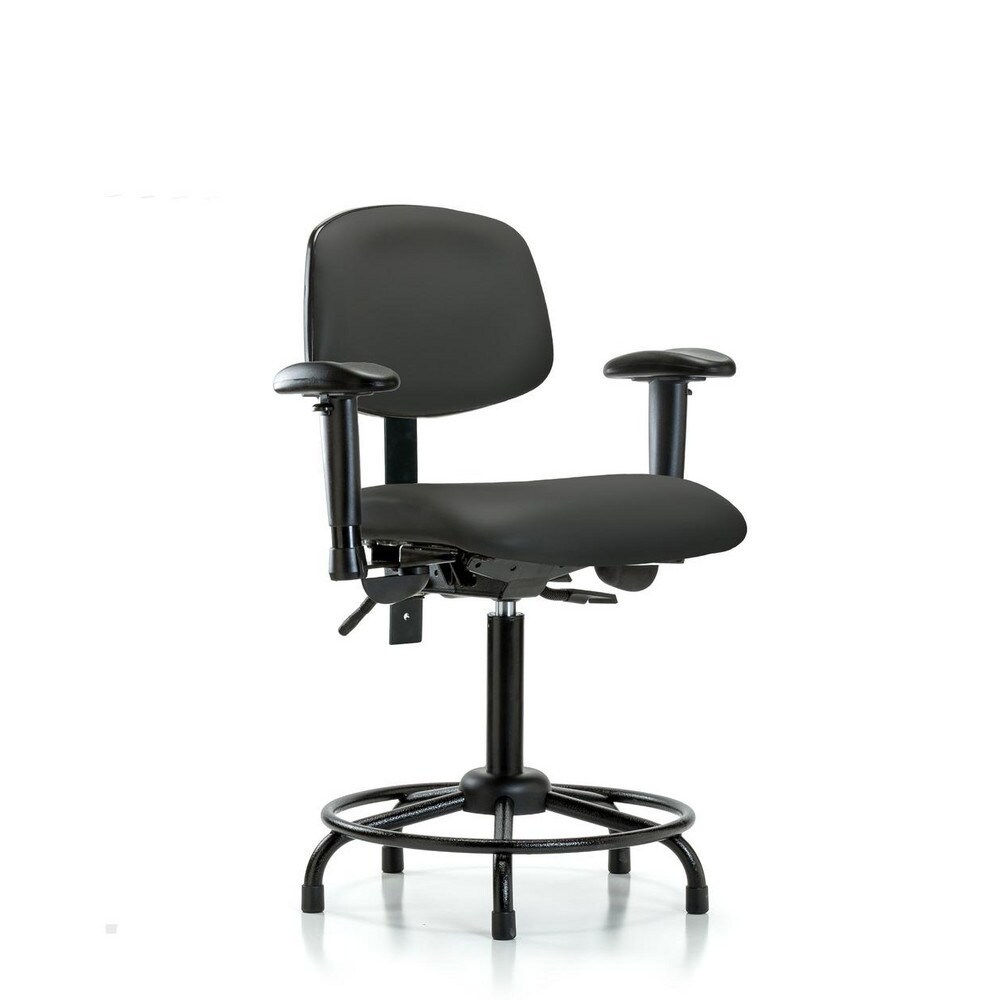 Task Chair: Vinyl, Charcoal