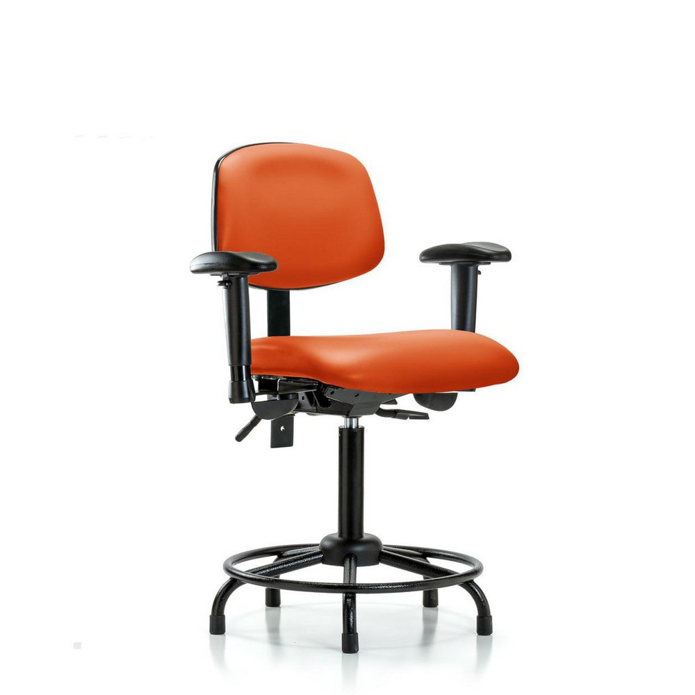 Task Chair: Vinyl, Orange Kist