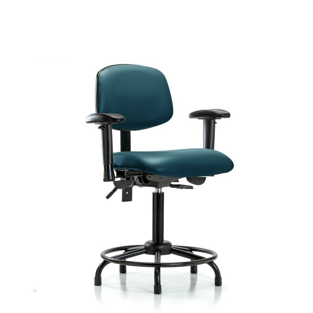 Task Chair: Vinyl, Marine Blue