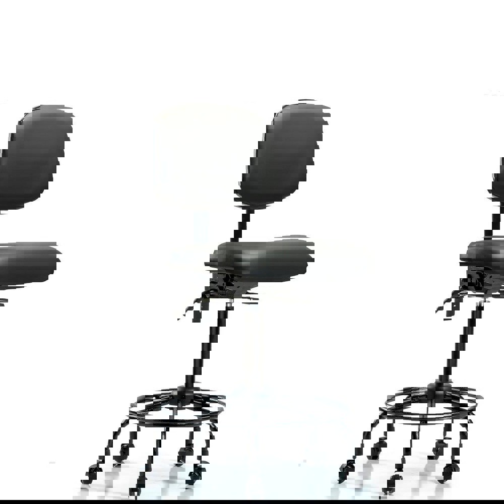 Task Chair: Vinyl, Carbon