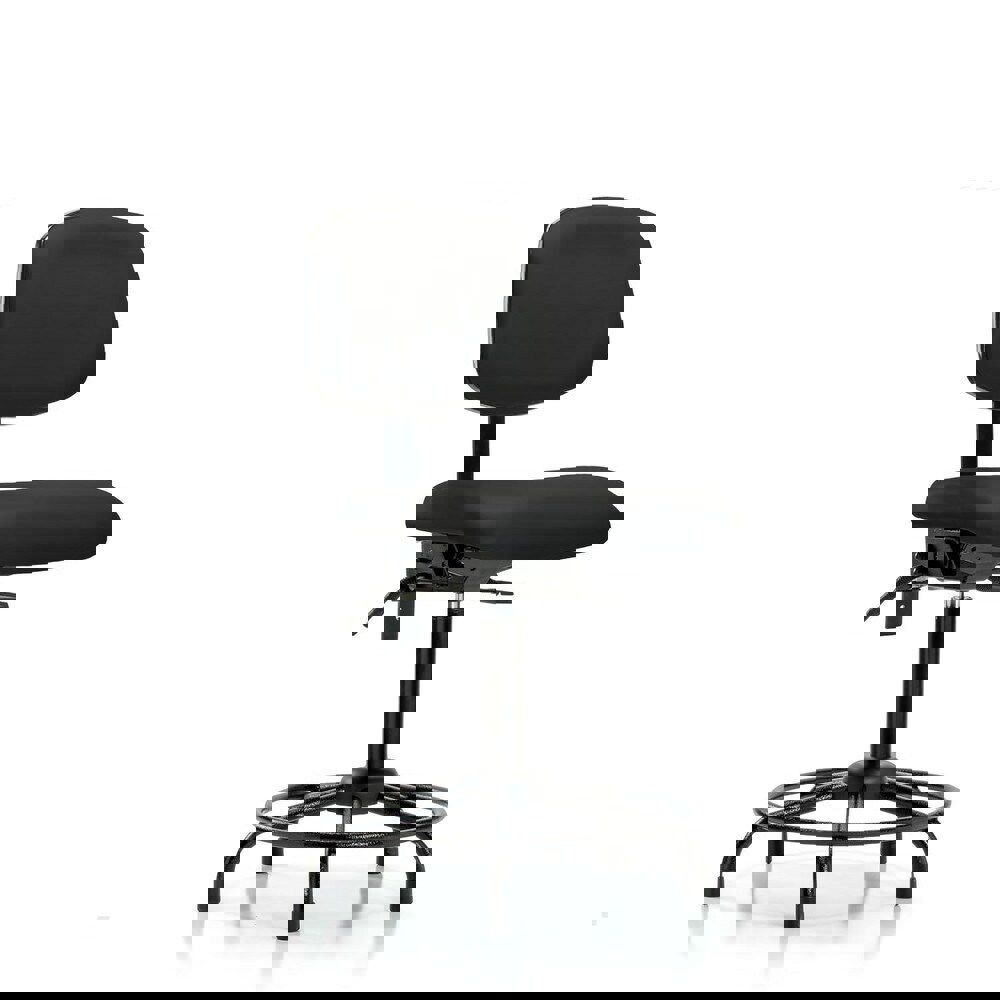 Task Chair: Vinyl, Black