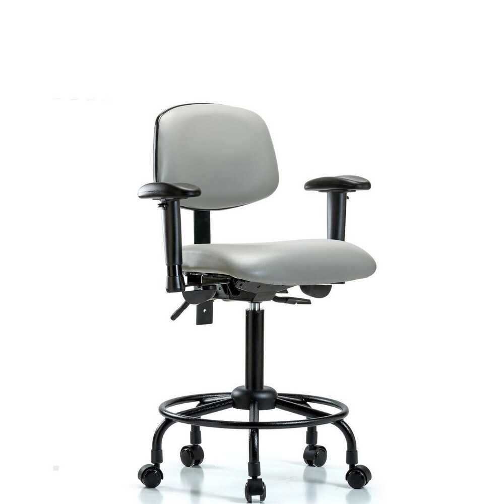 Task Chair: Vinyl, Dove