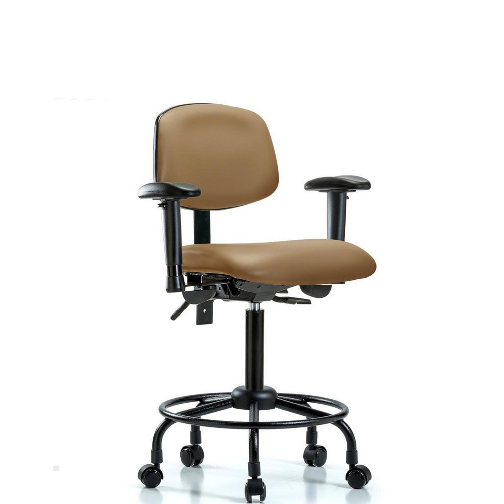 Task Chair: Vinyl, Taupe