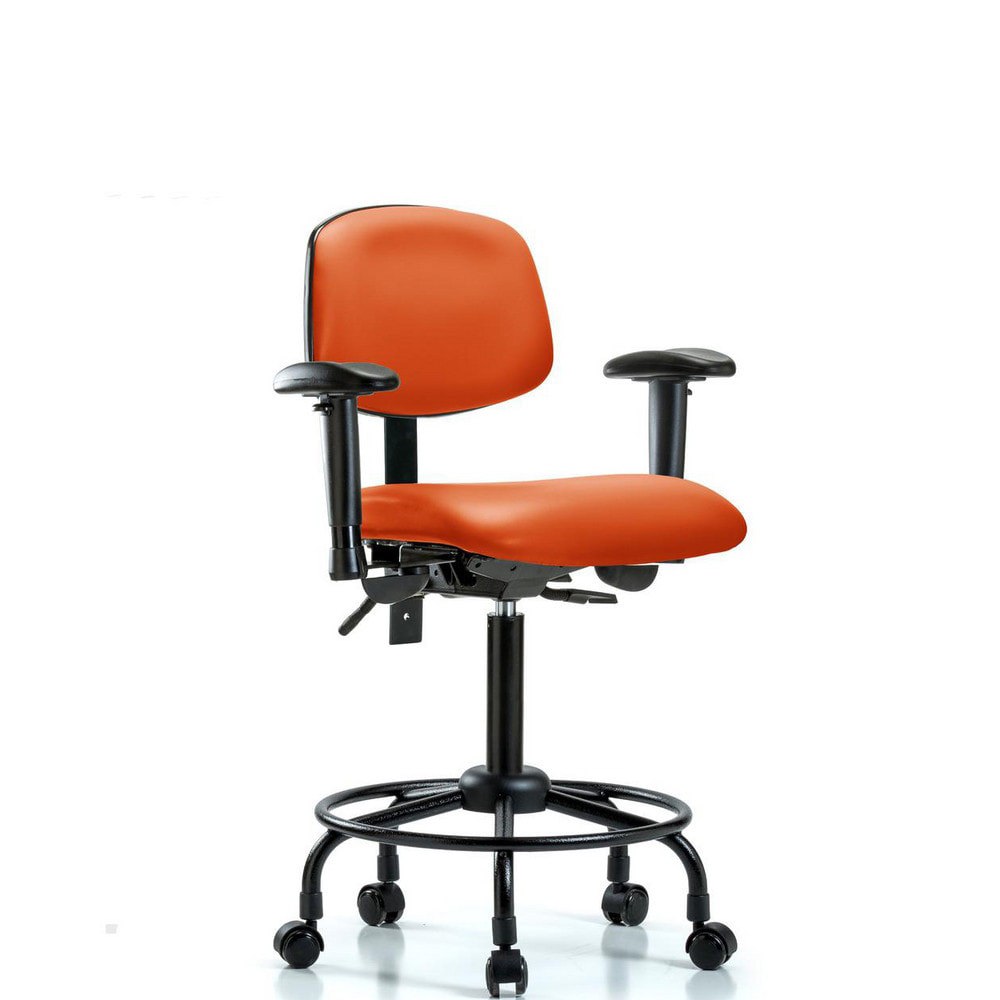 Task Chair: Vinyl, Orange Kist