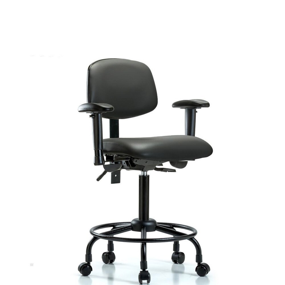 Task Chair: Vinyl, Carbon