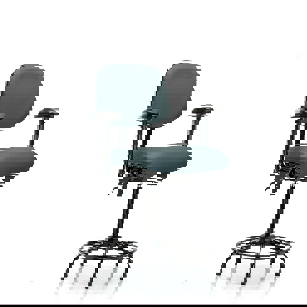 Task Chair: Vinyl, Colonial Blue