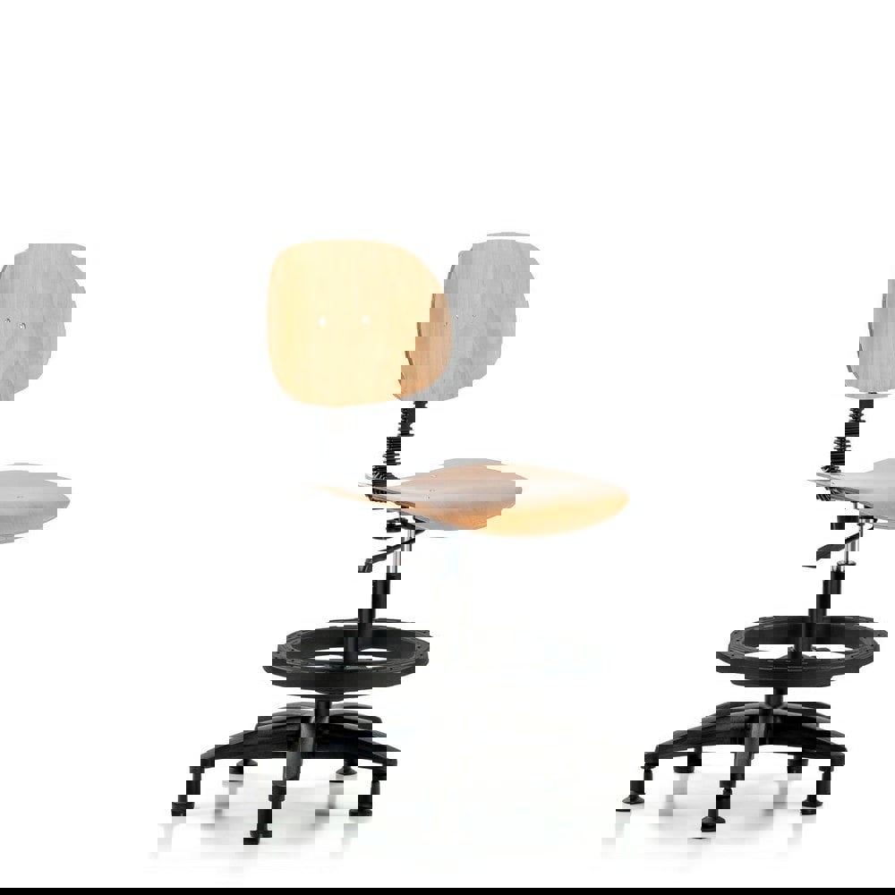 Task Chair: Wood, Natural