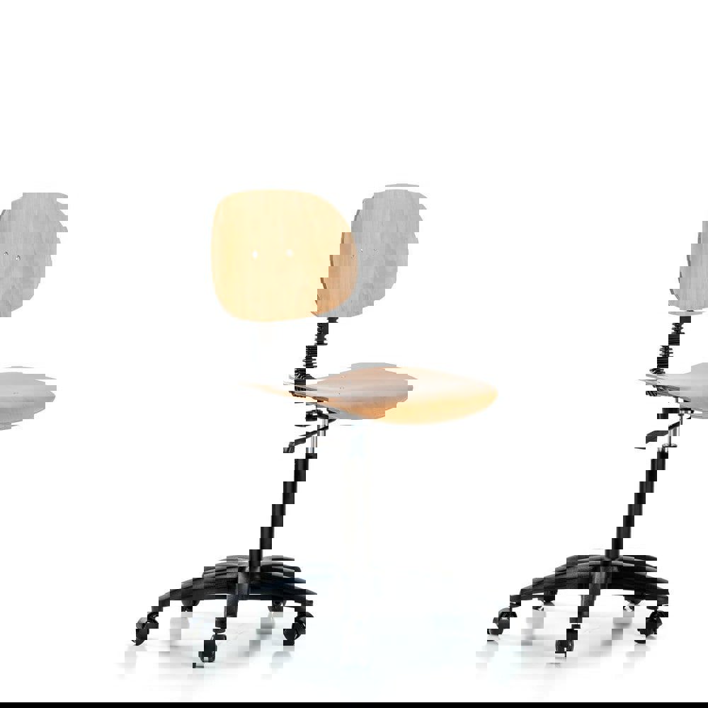 Task Chair: Wood, Natural