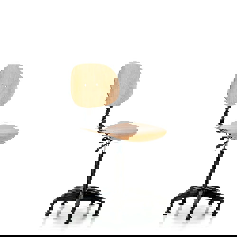 Task Chair: Wood, Natural