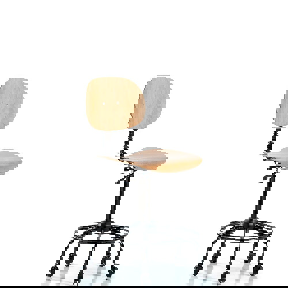 Task Chair: Wood, Natural