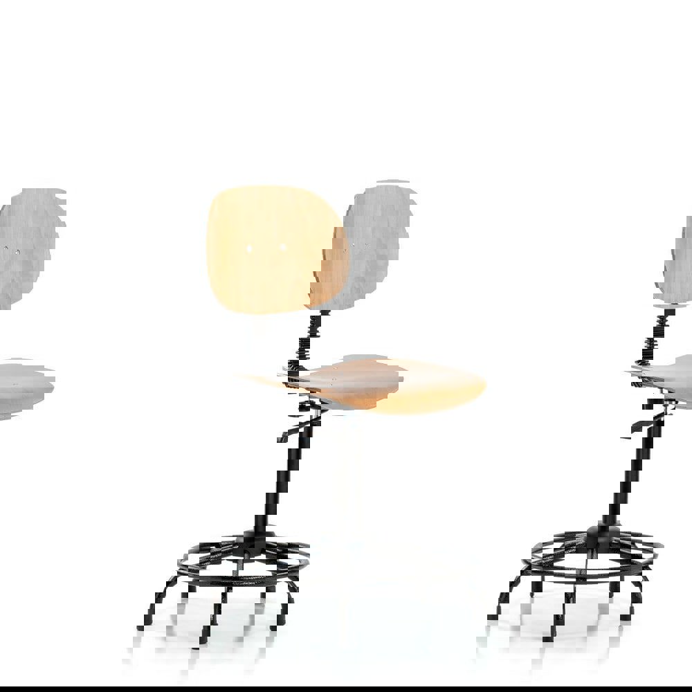 Task Chair: Wood, Natural