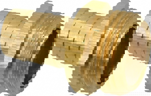 Garden Hose Fitting: Short Shank Male/Female Set, 3/4