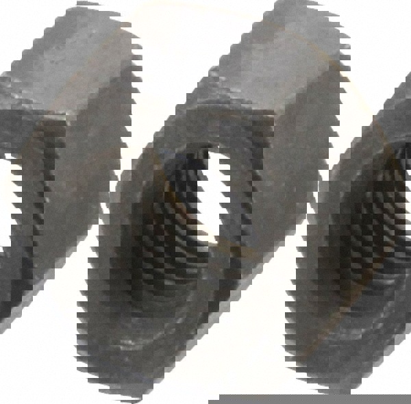 Hex Nut: 7/16-14, Grade 8 Steel, Black Oxide Finish