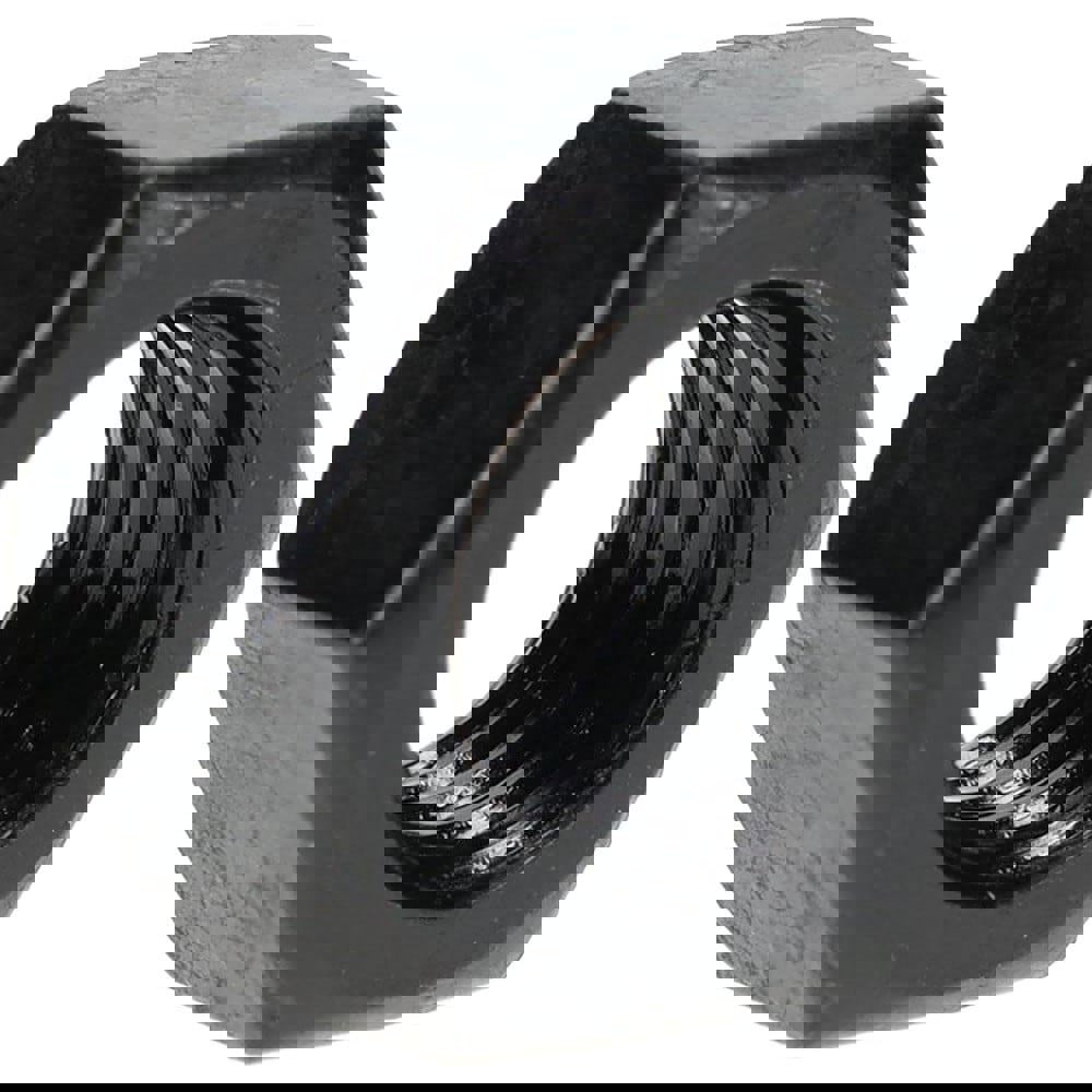 Hex Nut: 1/2-13, Grade 8 Steel, Black Oxide Finish