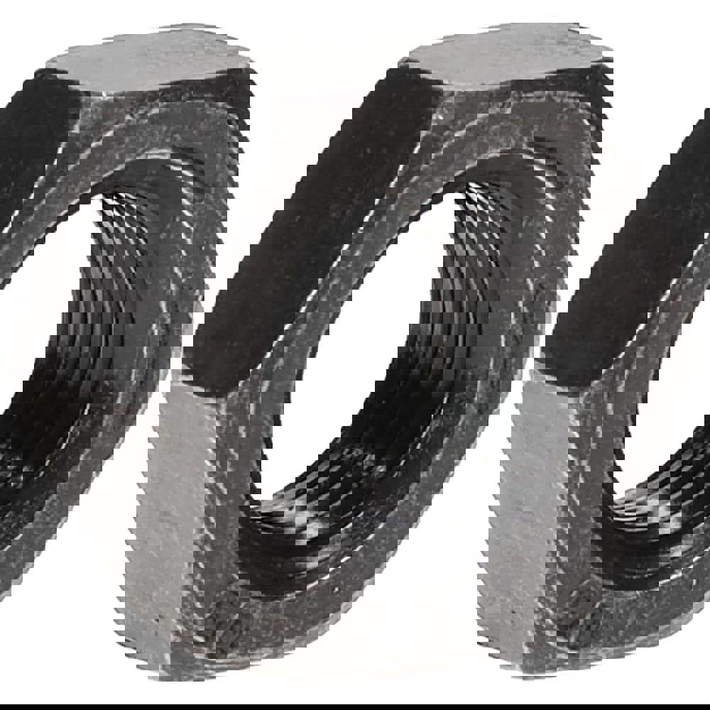 Hex Nut: 3/4-10, Grade 8 Steel, Black Oxide Finish