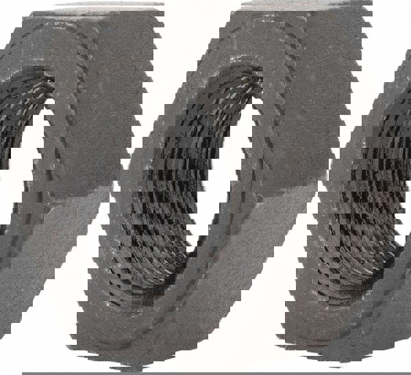 Hex Nut: 1-1/2-6, Grade 8 Steel, Black Oxide Finish