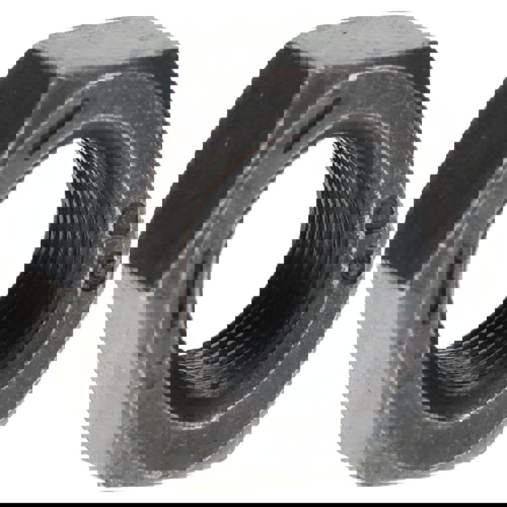 Hex Nut: 7/16-20, Grade 8 Steel, Black Oxide Finish