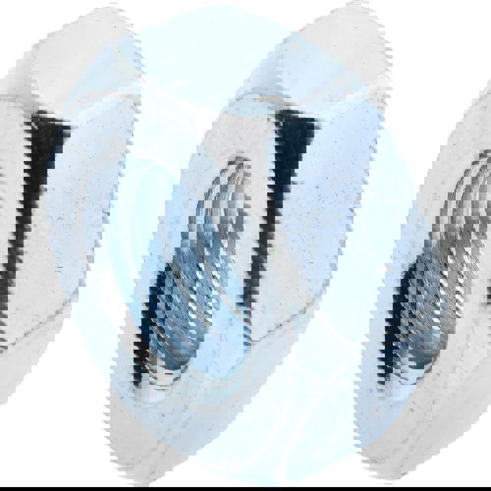 Hex Nut: M10x1.5, Grade Class 8 Steel, Zinc Finish