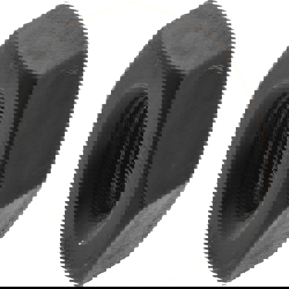 Heavy Hex Nut: 3/8-16, Grade A194 Grade 2H Steel, Bright/Uncoated Finish