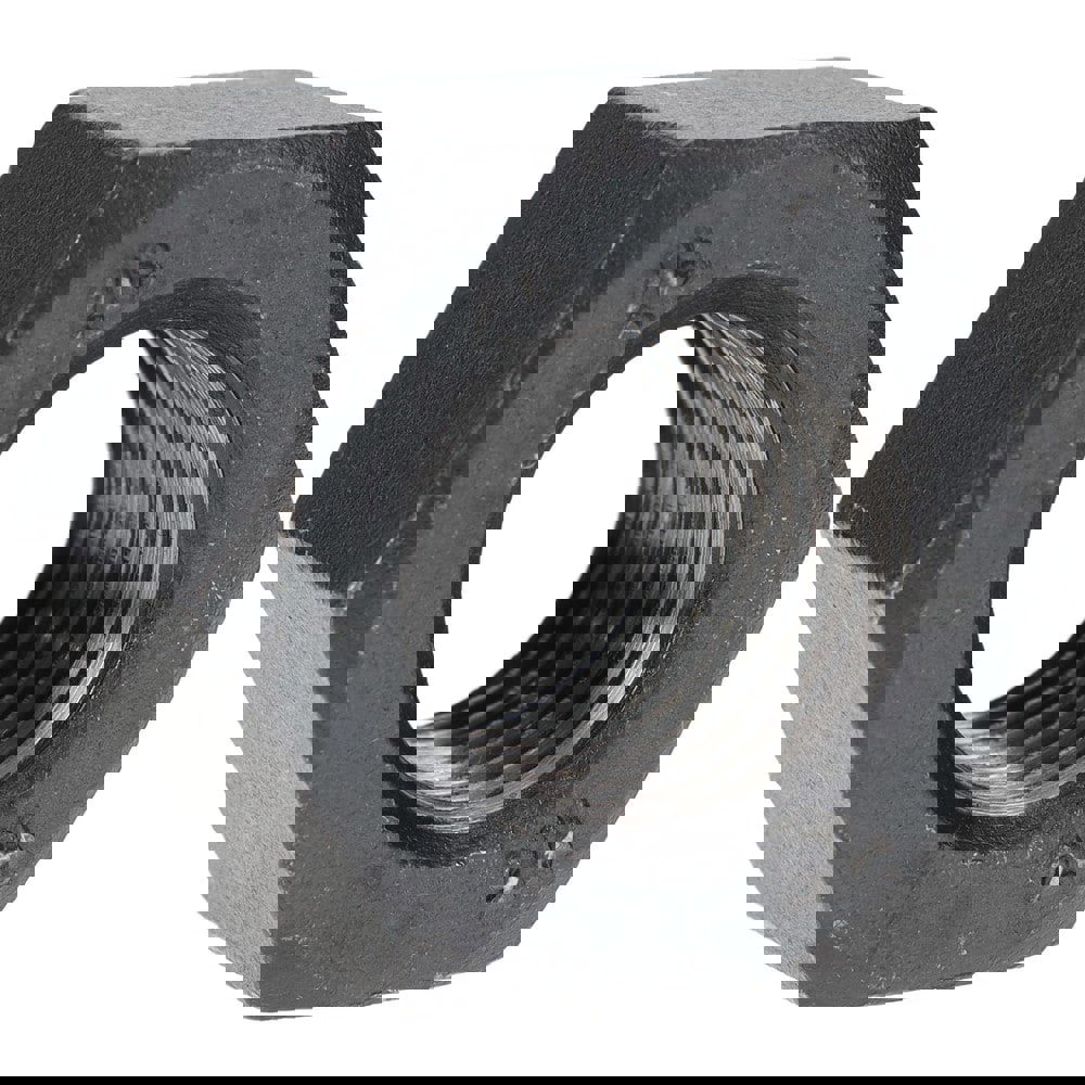 Heavy Hex Nut: 1-1/4-7, Grade A194 Grade 2H Steel, Bright/Uncoated Finish