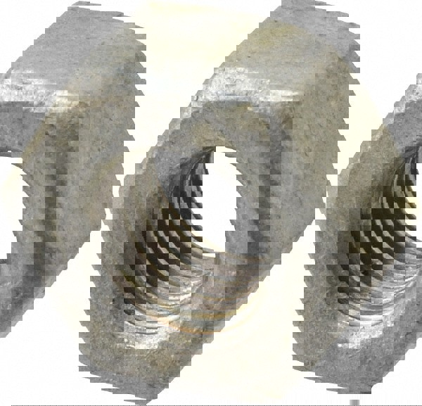 Heavy Hex Nut: 3/8-16, Grade 2 Steel, Hot-Dipped Galvanized Finish