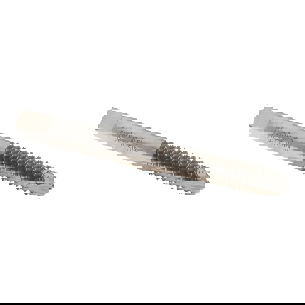 Spiral Point Tap: 5/16-18 UNC, 2 Flutes, Plug, High Speed Steel, Bright Finish