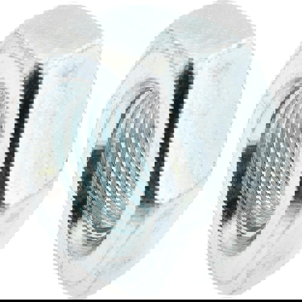 Heavy Hex Nut: 1-8, Grade 2 Steel, Zinc Finish