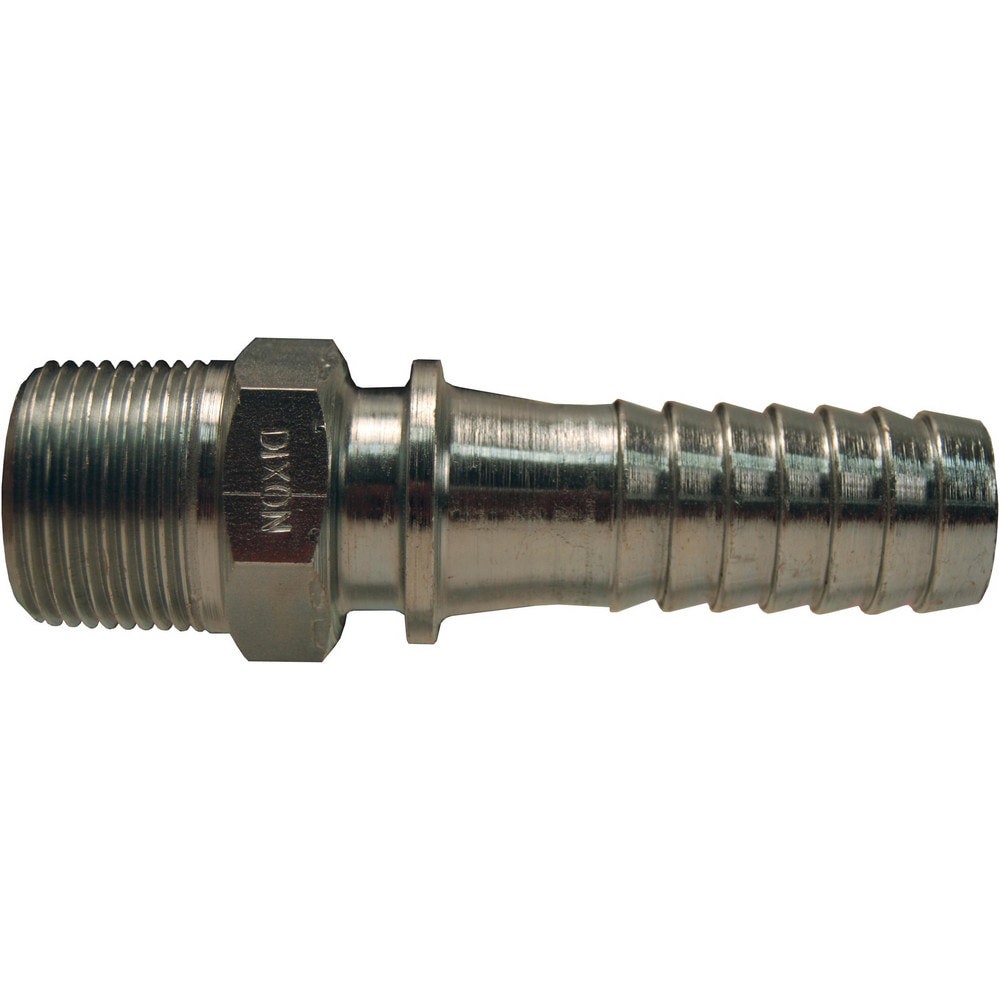 Suction & Discharge Hose Couplings; Type: Boss Male Stem ; Coupling Type: Hose x MNPT ; Coupling Descriptor: Hose Shank x MNPT ; Material: Plated Steel ; Coupler Size (Fractional Inch): 3/8 ; Thread Size: 3/8